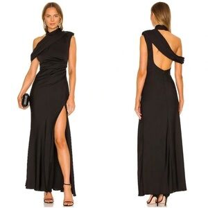 Misha Collection x Revolve Mirabella Gown Black NWT